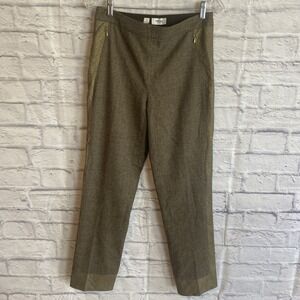 Per Se By Carlisle NWOT Women's Wool Blend Lined  Preppy Dress Pants Size 4